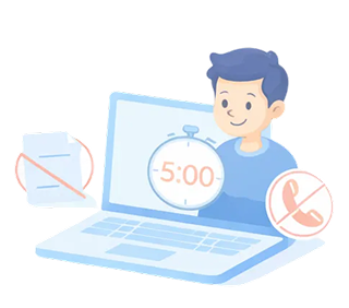 계약서 없이 5분 만에