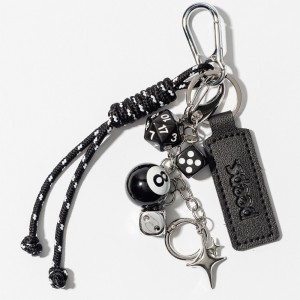 PEEPS 8-Ball Lucky Keyring (A)